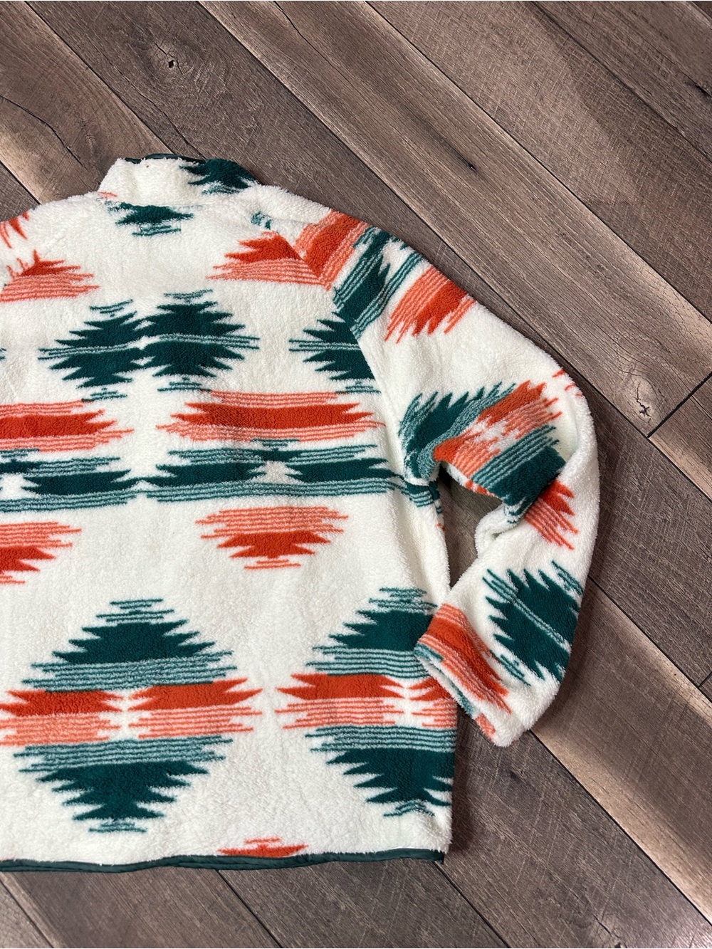 Zeagoo Aztec Sherpa Button Down Jacket - Picture 6 of 8